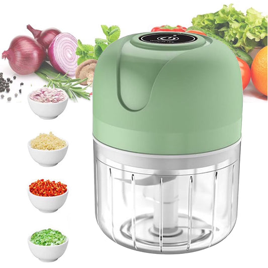 Mini Processador Elétrico Portátil 3 em 1